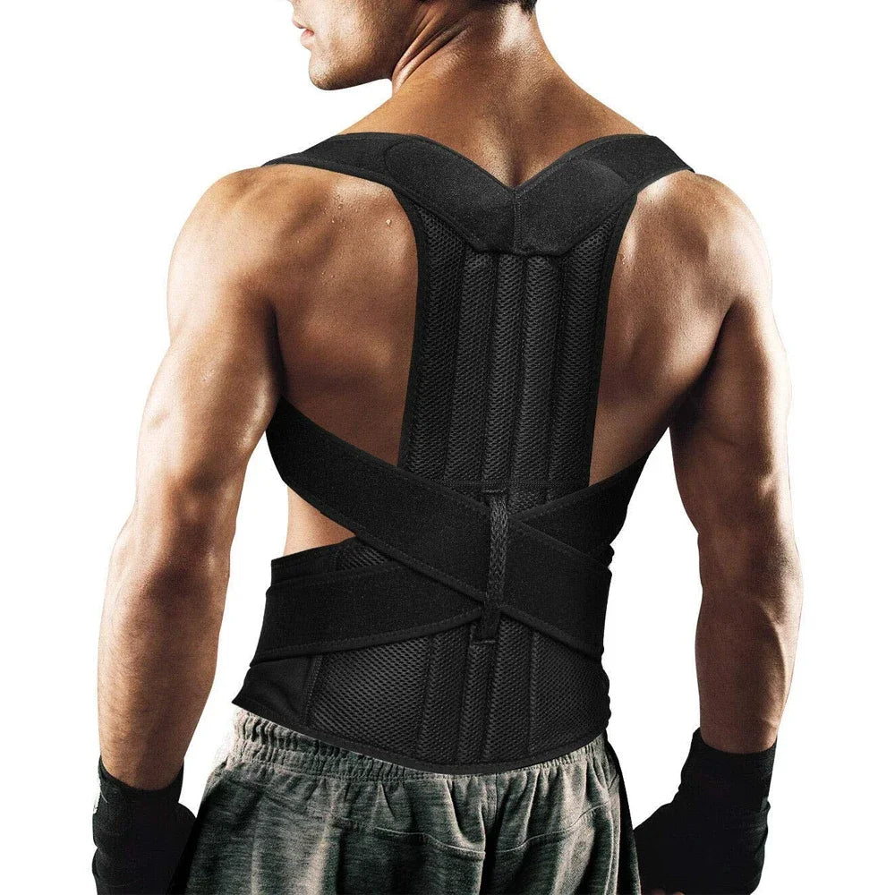 Posture Corrector Belt – Adjustable Lumbar and Shoulder Support