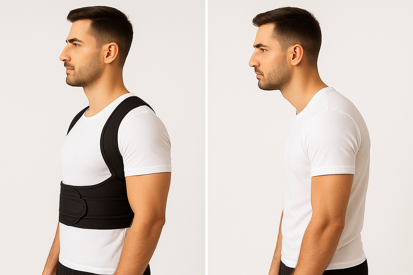 Posture Corrector Belt   Adjustable Lumbar and Shoulder Support